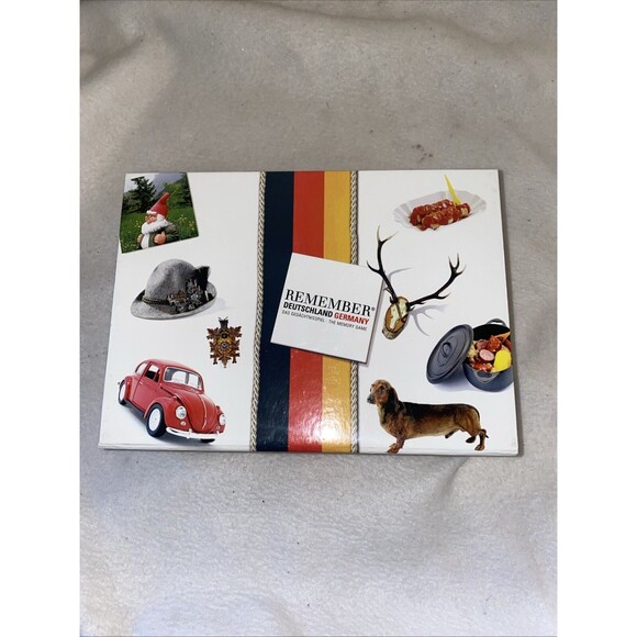 Remember Germany Deutschland Memory Game 44 pairs of picture cards Oma Opa Fun - Picture 1 of 6